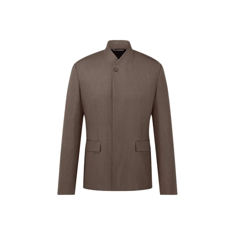 DIOR SS25 Jackets Coats Men's Brown-0