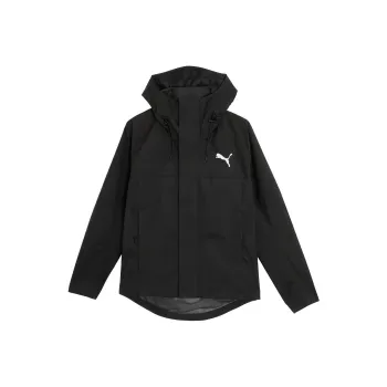 PUMA Outdoor Hiking Waterproof And Windproof To Keep Warm Windbreaker Jacket Men's Black