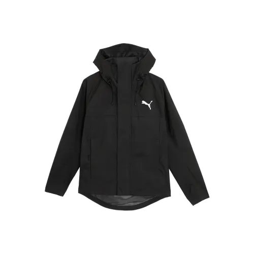 PUMA Outdoor Hiking Waterproof And Windproof To Keep Warm Windbreaker Jacket Men's Black