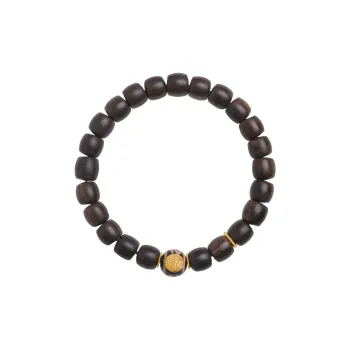 Moon Seal Hundred Rivers Fragrance Agarwood Precious Wood Bracelets Unisex