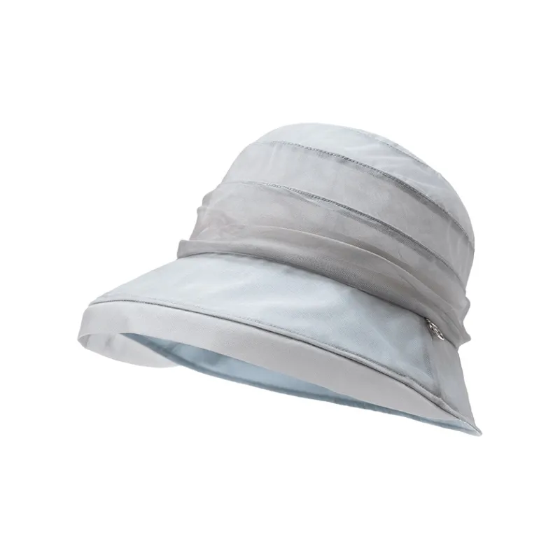 Fancet Studios 100% Mulberry Silk Sun Protection Hats Women's-3