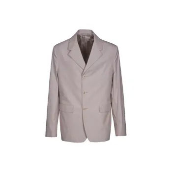 PRADA Jackets Men Light Gray