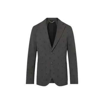 LOUIS VUITTON Lv Blason Jacquard Cotton Napolitana Jacket