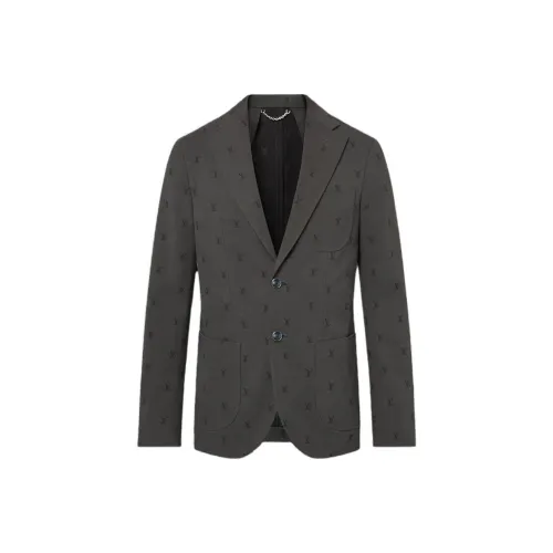 LOUIS VUITTON Lv Blason Jacquard Cotton Napolitana Jacket