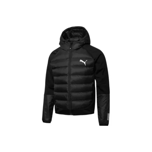 Puma Regular Fit Puffer Jacket Black