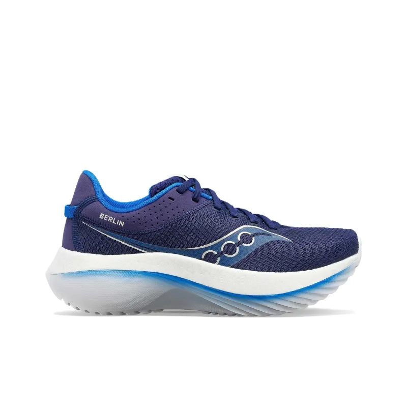 Saucony Kinvara Pro Cushioning Slip Resistant Low Top Running Shoes Men's Blue-1