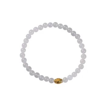 Execute The Blessing Hetian Jade Bracelets White Jade Unisex