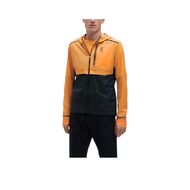 On Weather Jacker Jackets & Coats Men's Mango/Marine Blue-0