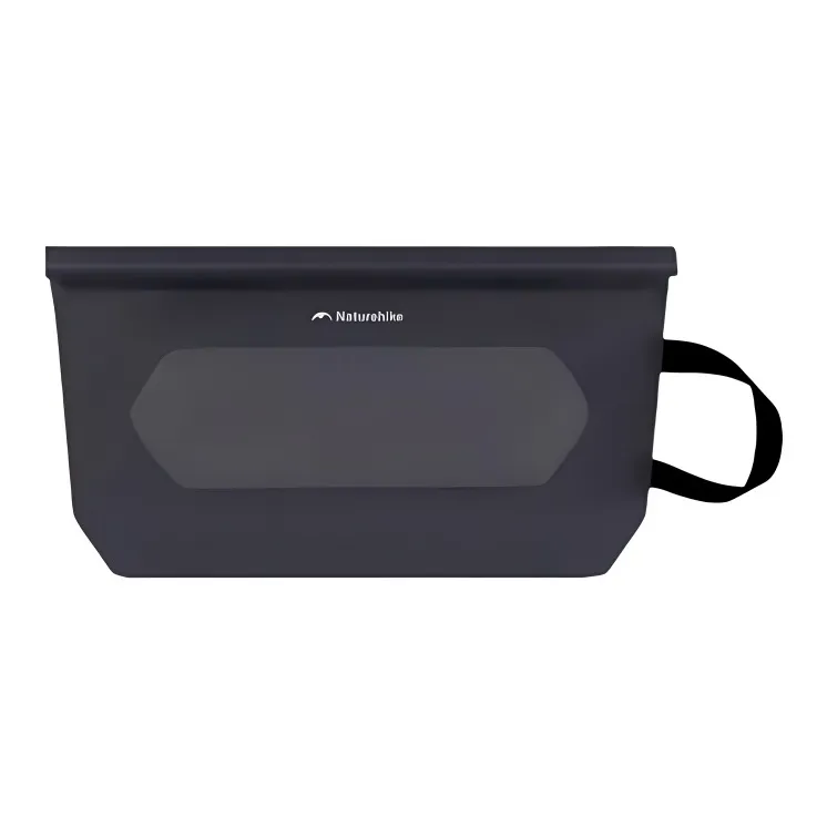 NATUREHIKE Polyamide Makeup Bag Unisex Moonlit White/Graphite Black-6