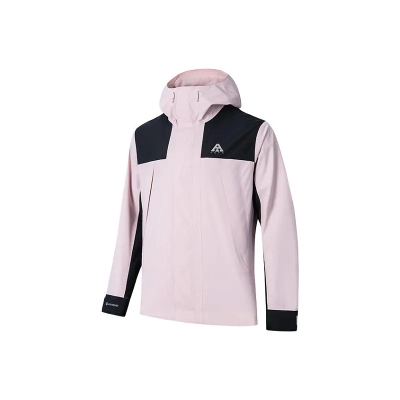 Anta Waterproof And Warm Windbreaker Jacket Men's Firm Pink/Basic Black-0