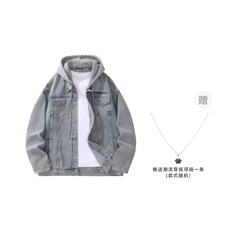 LA'T.WEEKEND Fall Denim Jackets Unisex-28