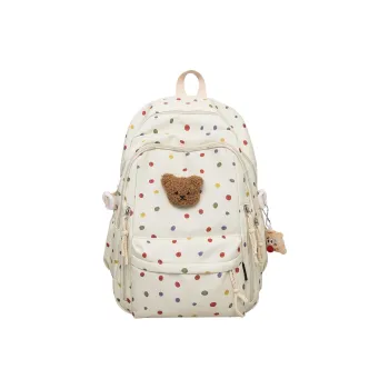 LUVISTRUE Nylon Backpack Women's Polka Dot/Rose/Print/Small Floral