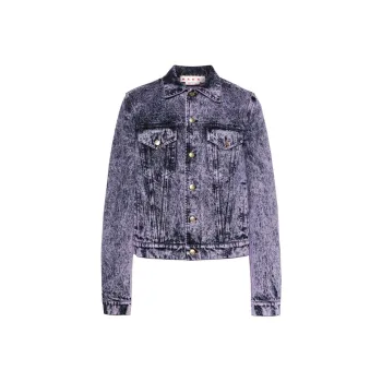 MARNI Bleached-effect Denim Jacket