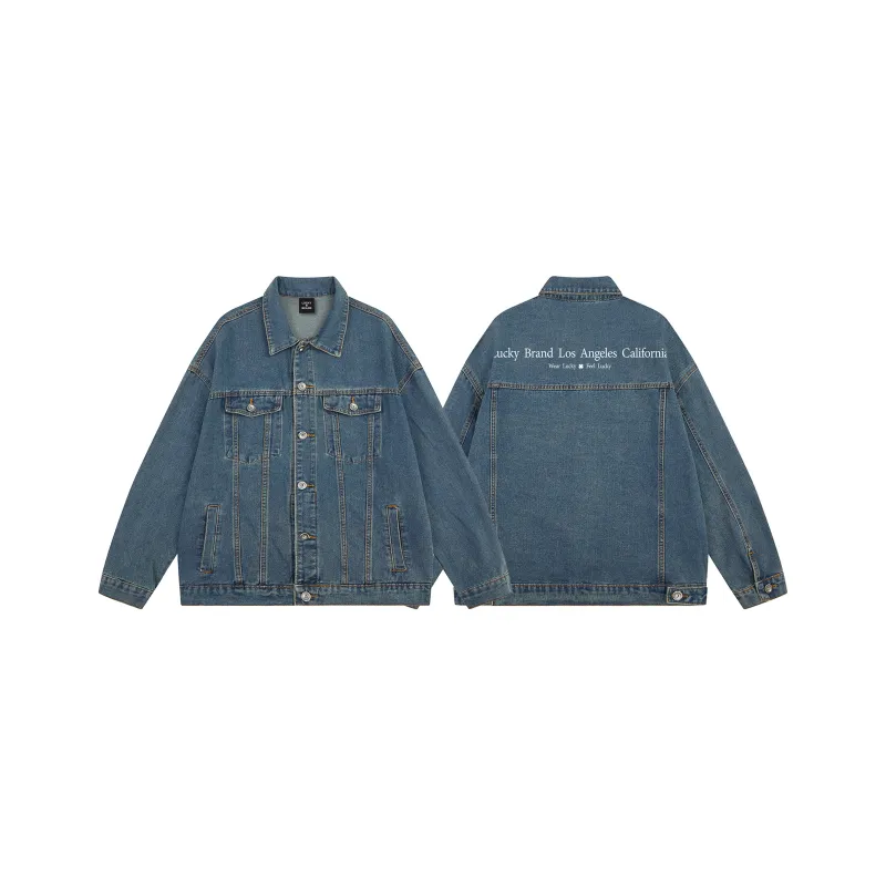LUCKY BRAND Denim Jackets Unisex-6