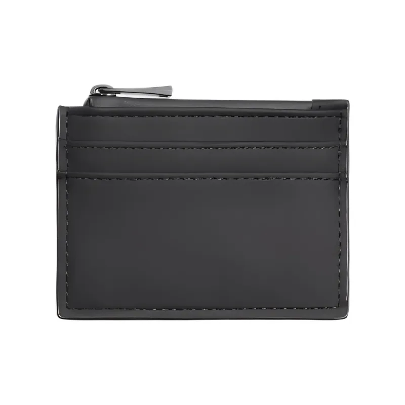 ZARA PU Card Holder Men's Black-0