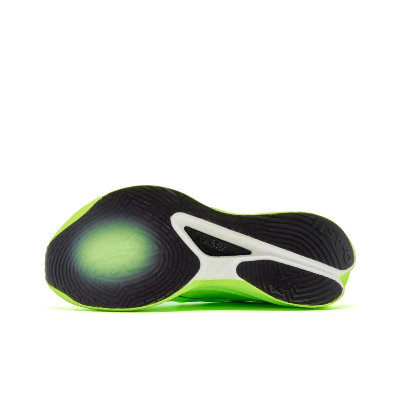 QIAODAN Strong Wind 3.0 Running Shoes Men Low Top Flying Shadow Green/Black-3