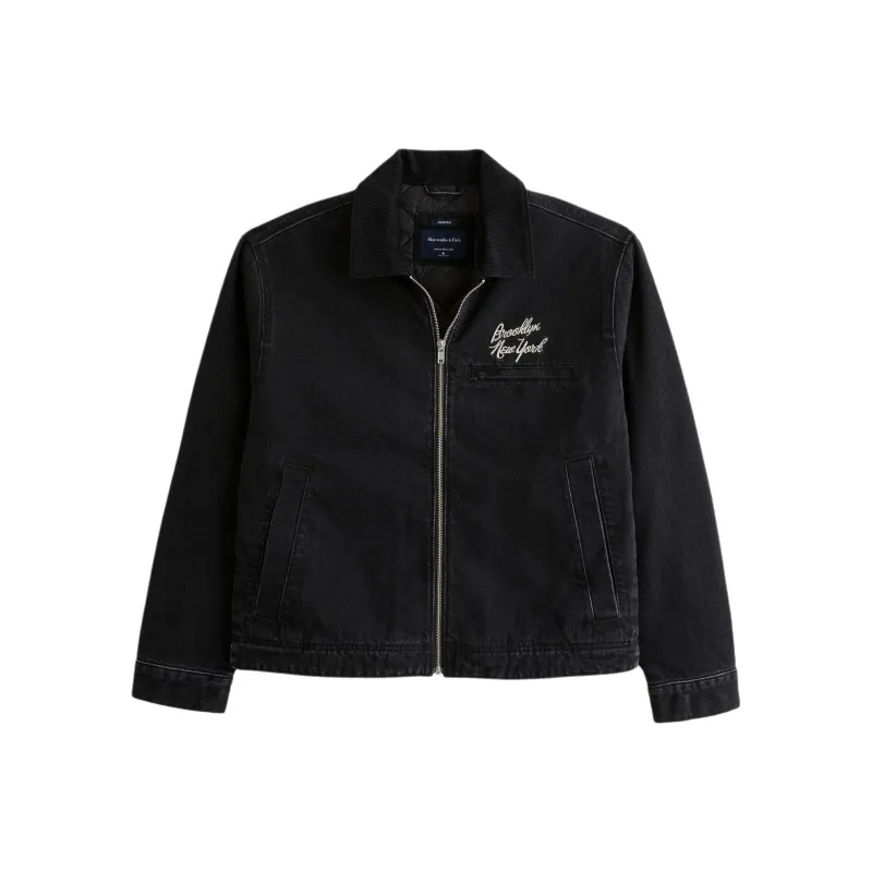 Abercrombie＆Fitch Jackets Men Black-0