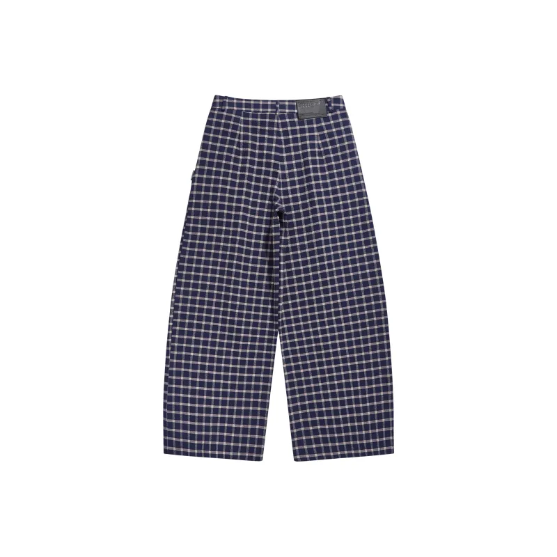 HARSH AND CRUEL Casual Pants Unisex Navy Blue-1