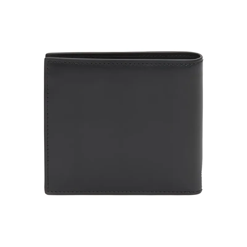 Alexander McQueen Cow Leather Wallet Men's Black/White-2