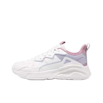 361° Cushioning Low-Top Casual Shoes Women's White Purple