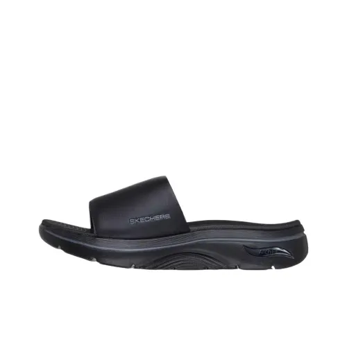 Skechers GO Walk Arch Fit 2.0 Slide Slippers Men's All Black
