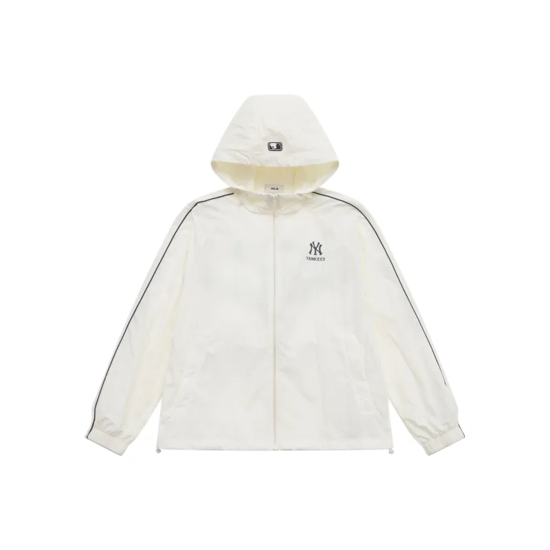 MLB Preppy Style Collection New York Yankees SS25 Jacket Unisex White-0