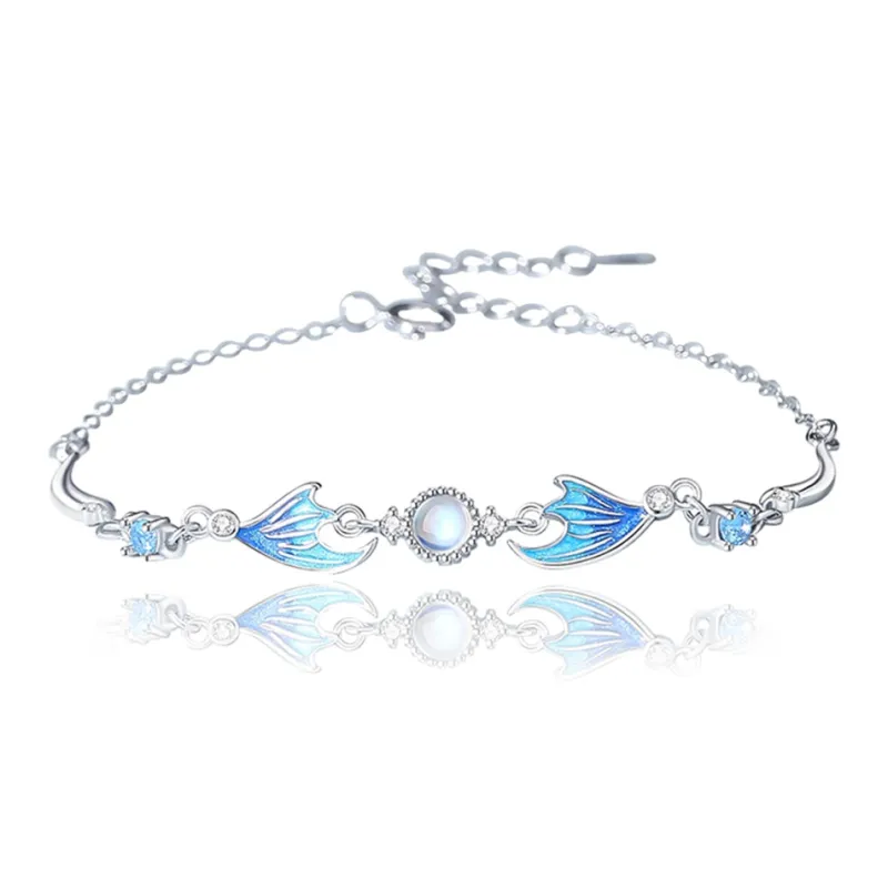 MAGICPOLE 925 Sterling Silver With Zircon Bracelets Women's Silver-1