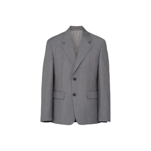 OUR LEGACY Poplin texture Double breasted Blazer