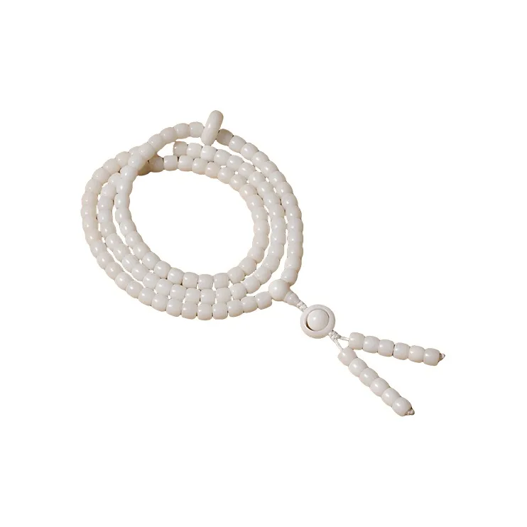 Zhiyi White Jade Bodhi Bracelets Unisex-0