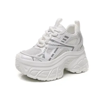 NRDROFFICIAL Cushioning Abrasion Resistant Lightweight Slip Resistant Low Top Chunky Sneakers Women's