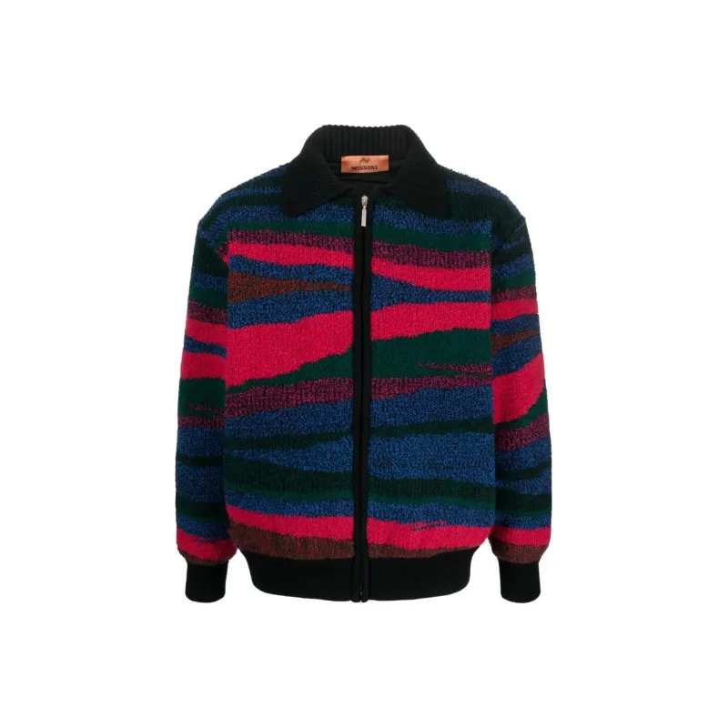 MISSONI Fleece texture Zip fastening Jacket-0