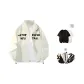 Milk White (Includes Crossbody Bag+Short-Sleeved)