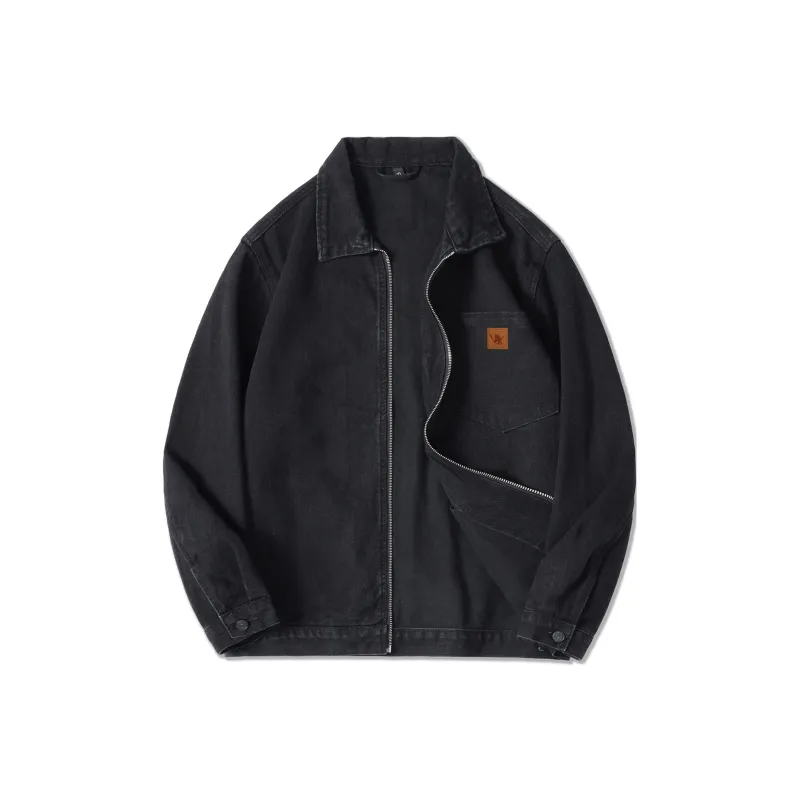 SANTASTIC Denim Jacket Men's Black-0