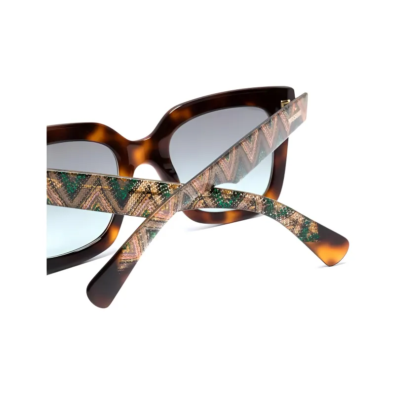 MISSONI Tortoiseshell effect Square frame Sunglasses-2