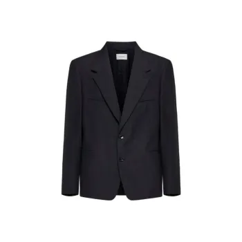 Lemaire Tailored Single Breasted V Neck Jacket