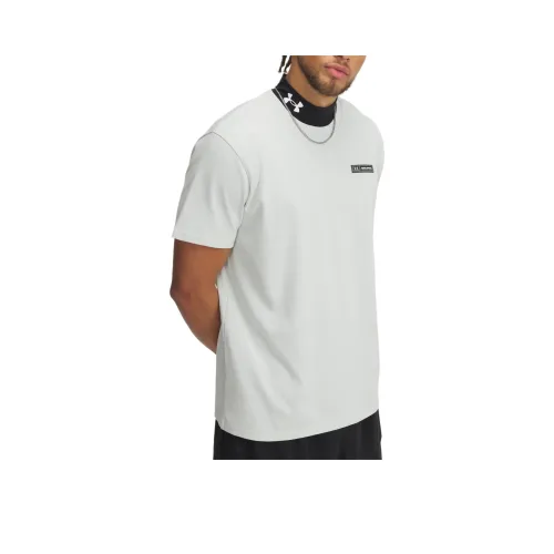 Under Armour Heavyweight Armor Label T Shirt Men's Aqua Green