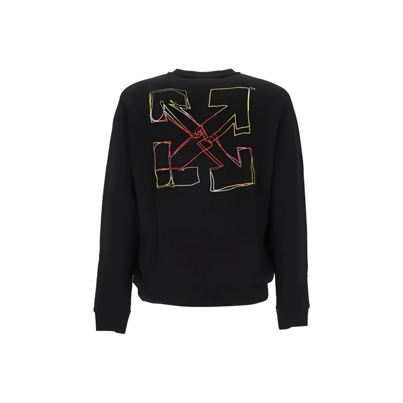 OFF WHITE Graphic print Cotton Sweatshirt-1