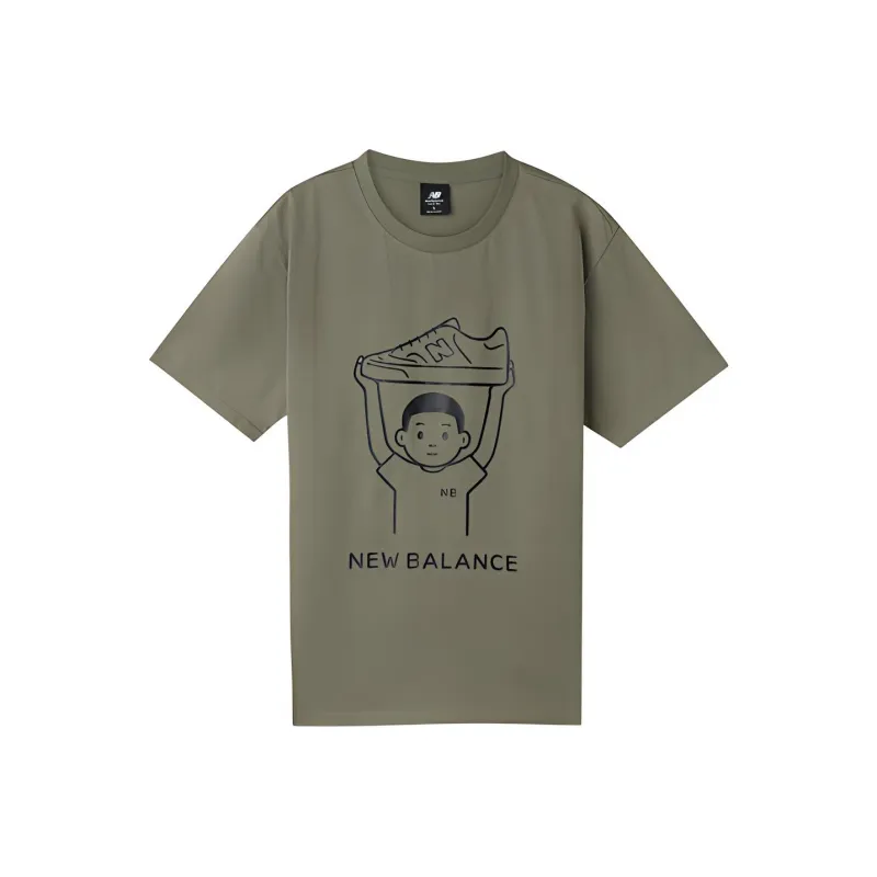 New Balance x Noritake Collection T Shirt Unisex Army Green-0