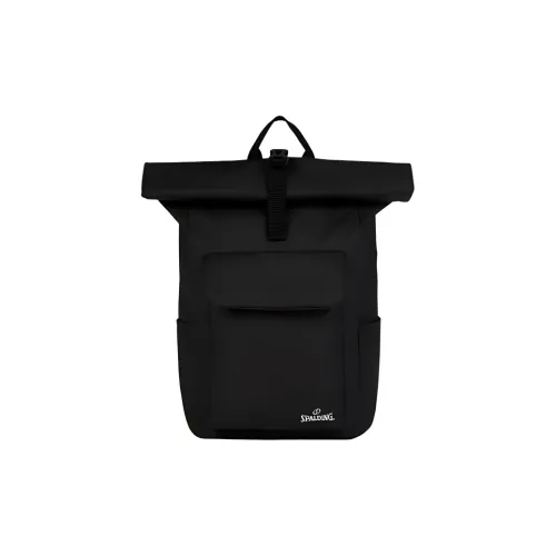 SPALDING Polyester Front Side Flap Side Slip Pocket Top Handle Backpack Tubas Unisex Multicolor