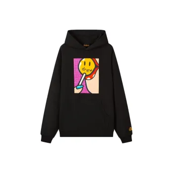 Drew House SS25 Sweet Tooth Hoodie sweet Tooth Sweatshirt Unisex Black