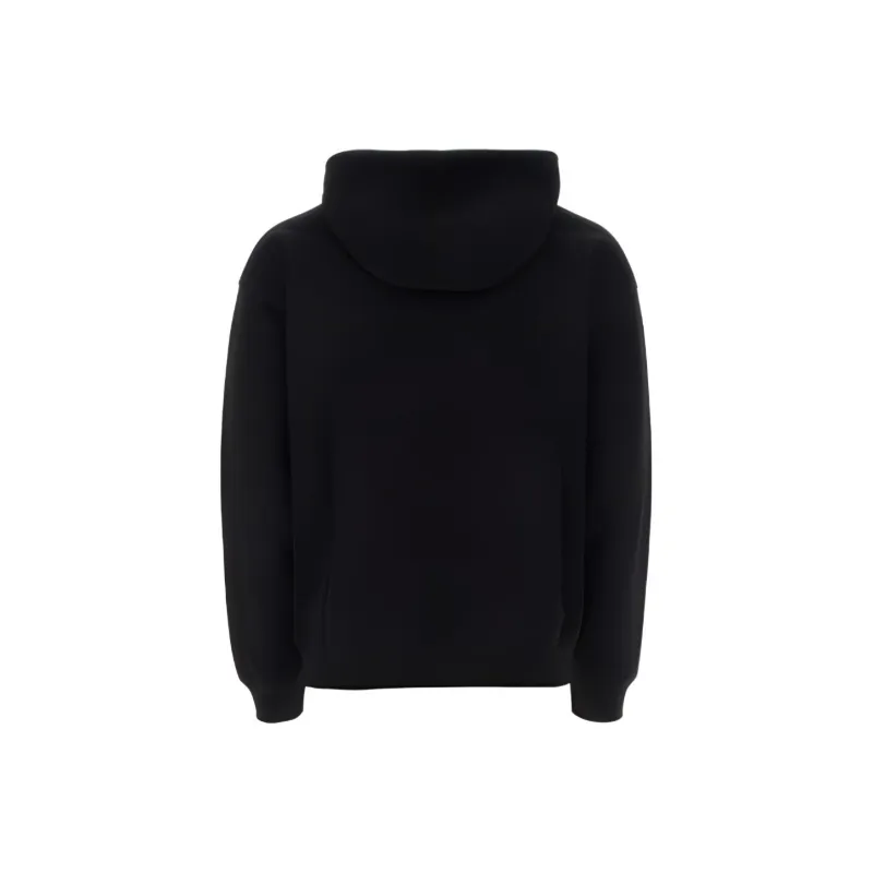 VERSACE Logo Embroidered Sequinned Drawstring Hoodie-1