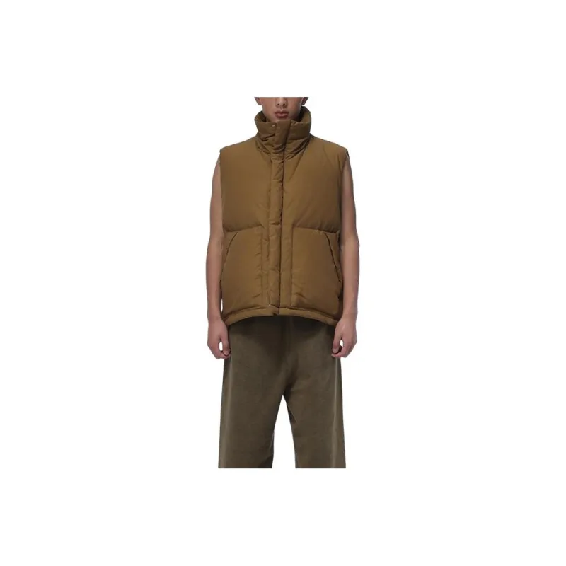 GREG ROSS Vests Men Brown-0