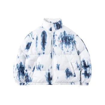 ENSHADOWER Puffer Jacket Unisex White Blue