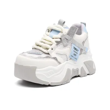 NRDROFFICIAL Balance Abrasion Resistant Lightweight Breathable Slip Resistant Low Top Chunky Sneakers Women's