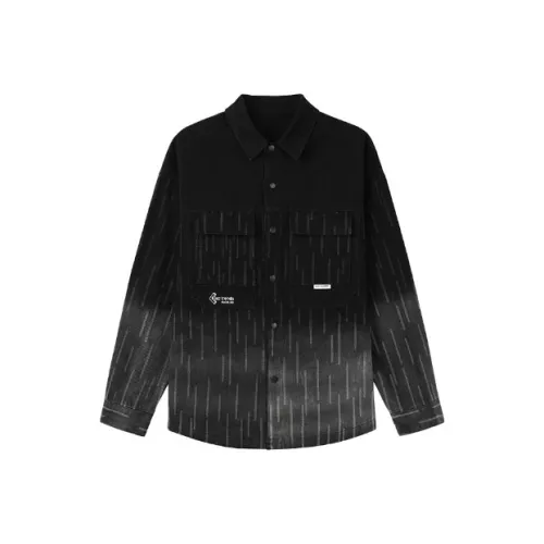 KIKC Denim Jacket Men's Pitch Black