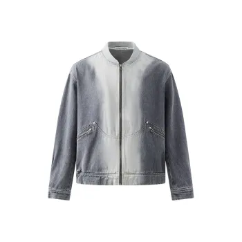 Organic Emotion Denim Jacket Unisex Ice Blue