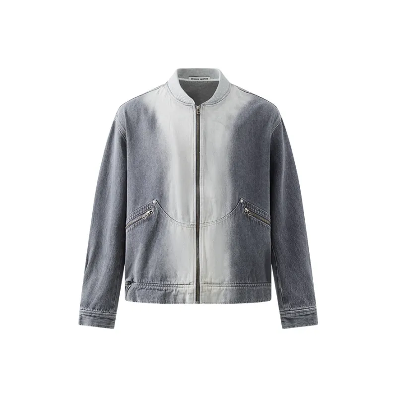 Organic Emotion Denim Jacket Unisex Ice Blue-0