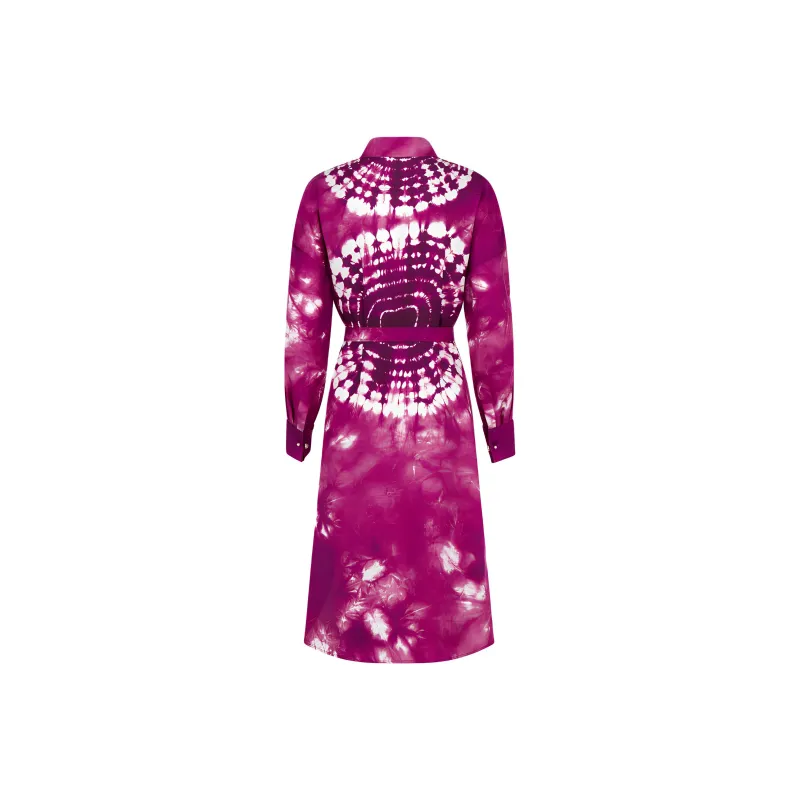 DIOR Long Sleeved Dresses Women's Purple-1