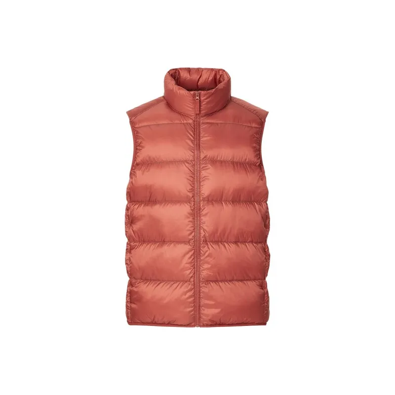 UNIQLO Vests Unisex Orange Brown-0