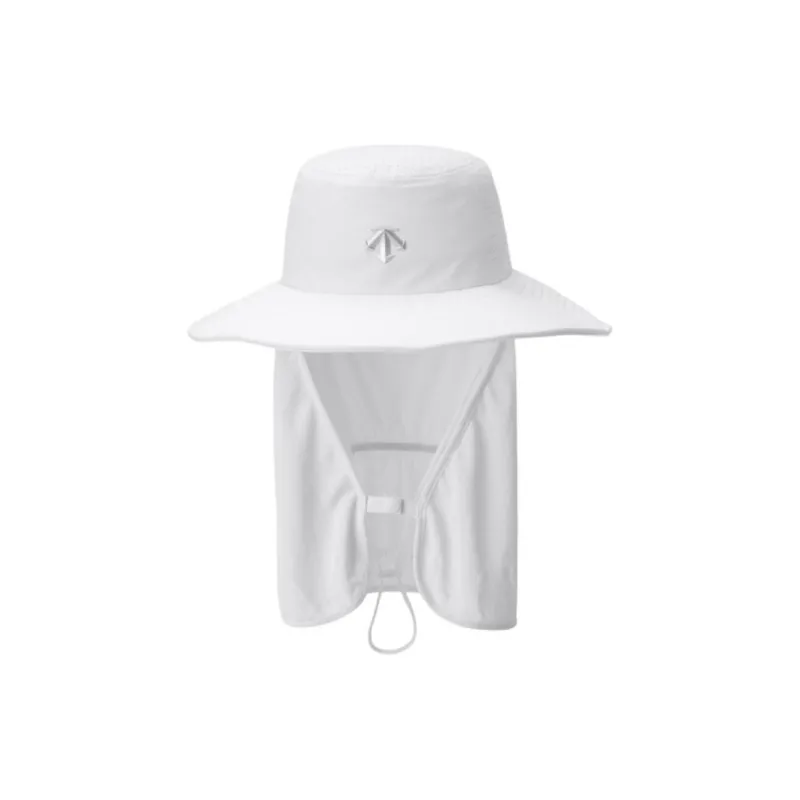 DESCENTE Polyester Bucket Hats Men's White-1